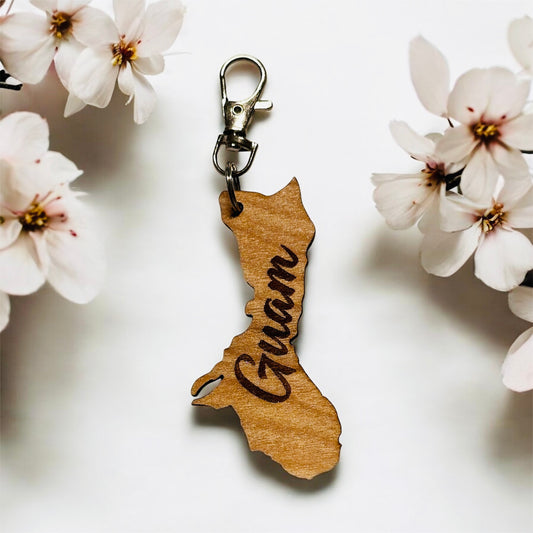 Guam Island Wooden Charm
