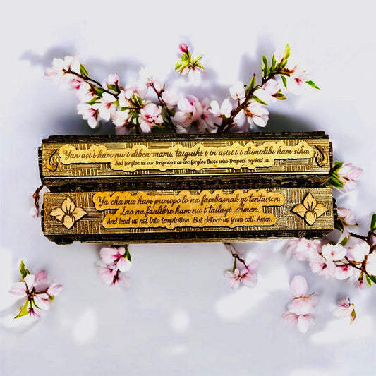 Chamorro “Our Father-Tåtan-måmi” Prayer Scroll